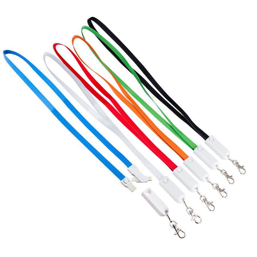 Connect Lanyard Multicargador Serigrafía